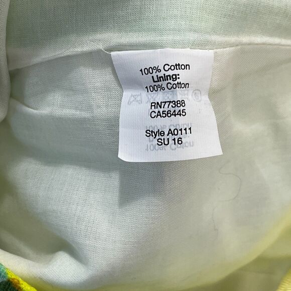 J CREW SKIRT WOMENS 12 GREEN MINI SHORT FLORAL LINED BUSINESS CASUAL WOVEN - Picture 6 of 11